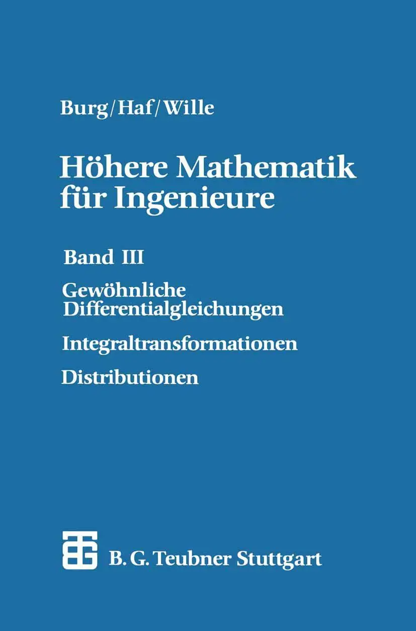 Cover: 9783519129578 | Höhere Mathematik für Ingenieure | Herbert Haf | Taschenbuch | XII
