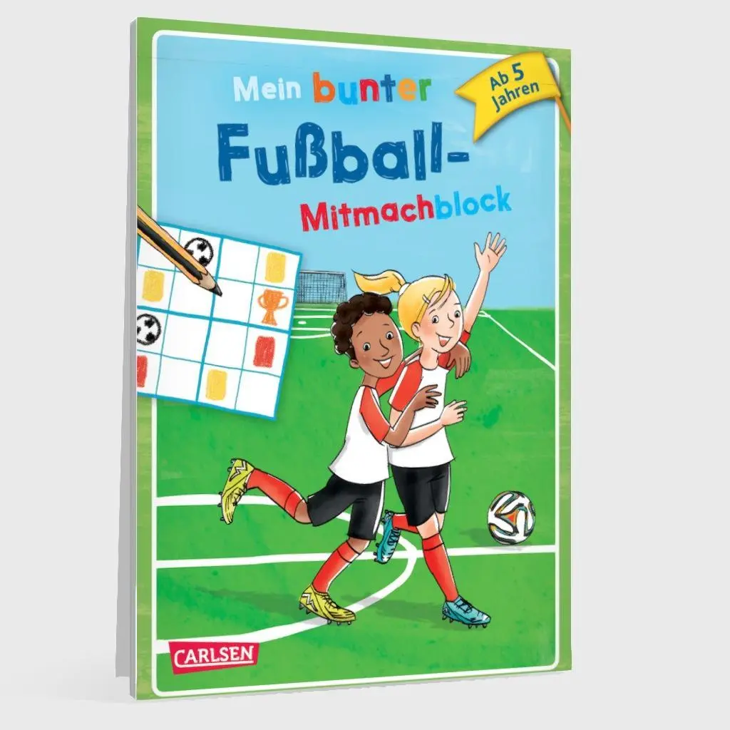 Bild: 9783551189578 | Mein bunter Fußball-Mitmachblock | Cordula Thörner | Taschenbuch