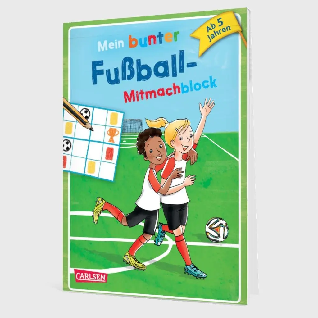 Bild: 9783551189578 | Mein bunter Fußball-Mitmachblock | Cordula Thörner | Taschenbuch