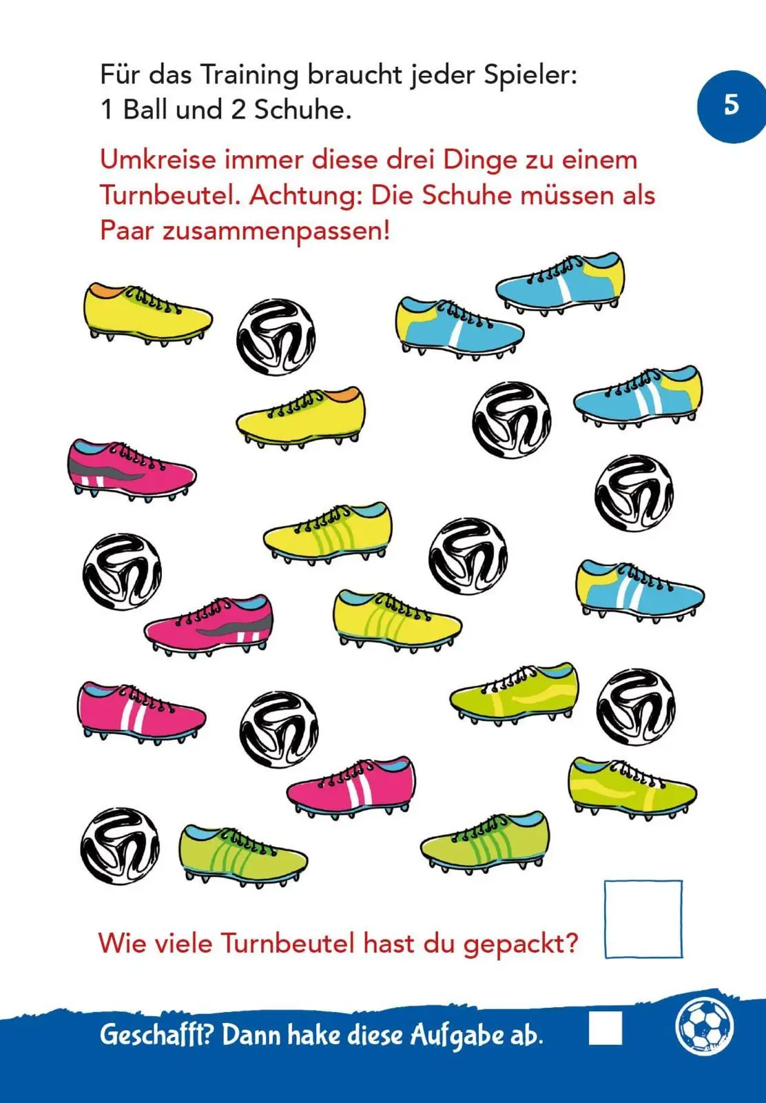 Bild: 9783551189578 | Mein bunter Fußball-Mitmachblock | Cordula Thörner | Taschenbuch