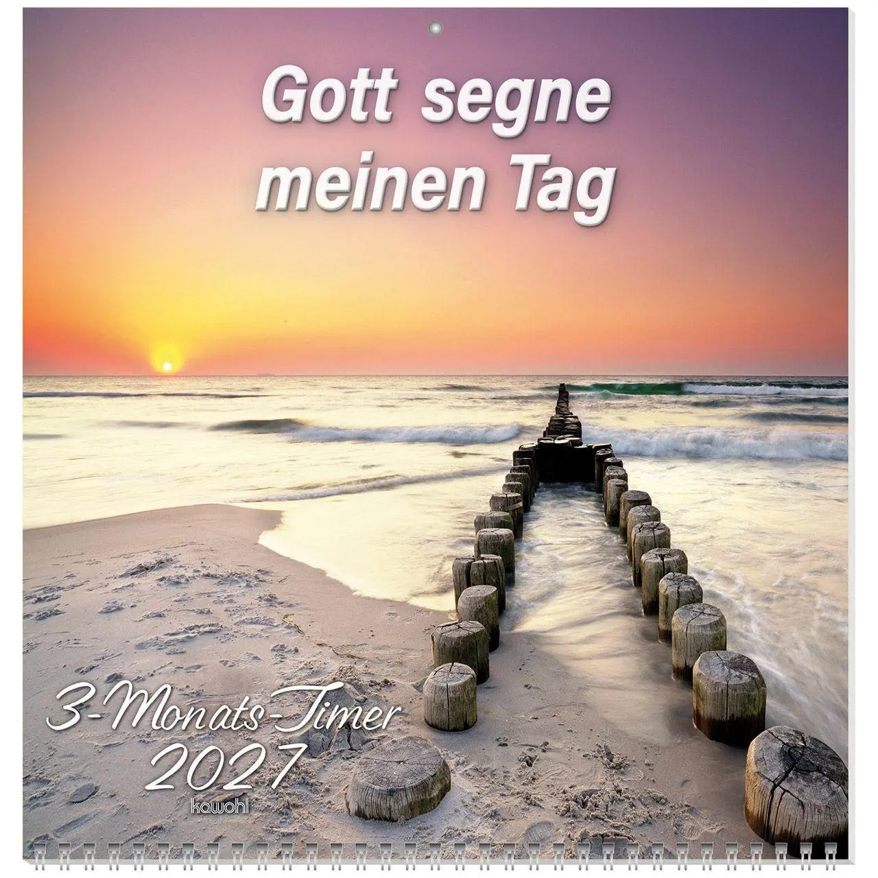 Cover: 9783754829578 | Gott segne meinen Tag 2027 | 3-Monats-Terminer | Kalender | 14 S.