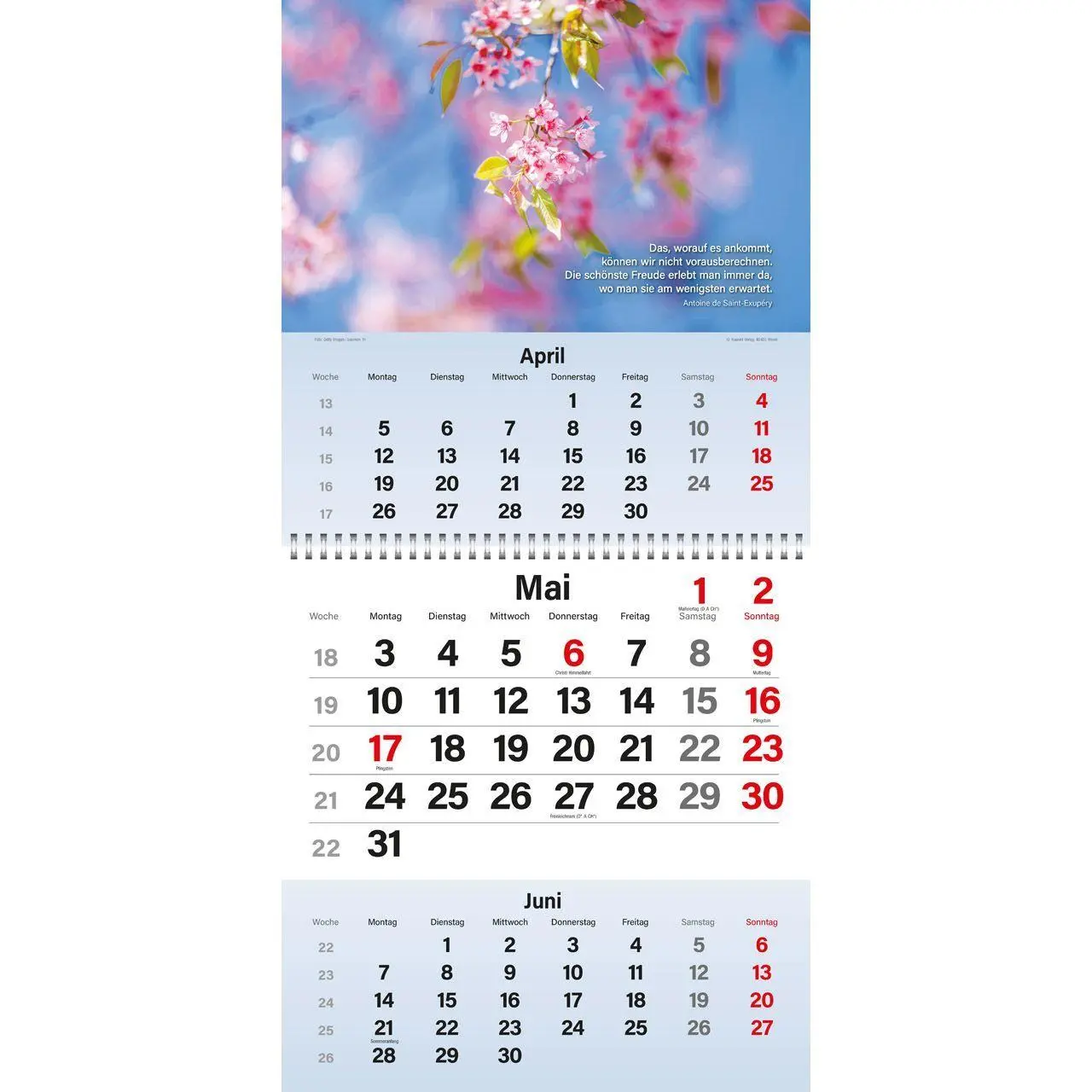 Bild: 9783754829578 | Gott segne meinen Tag 2027 | 3-Monats-Terminer | Kalender | 14 S.