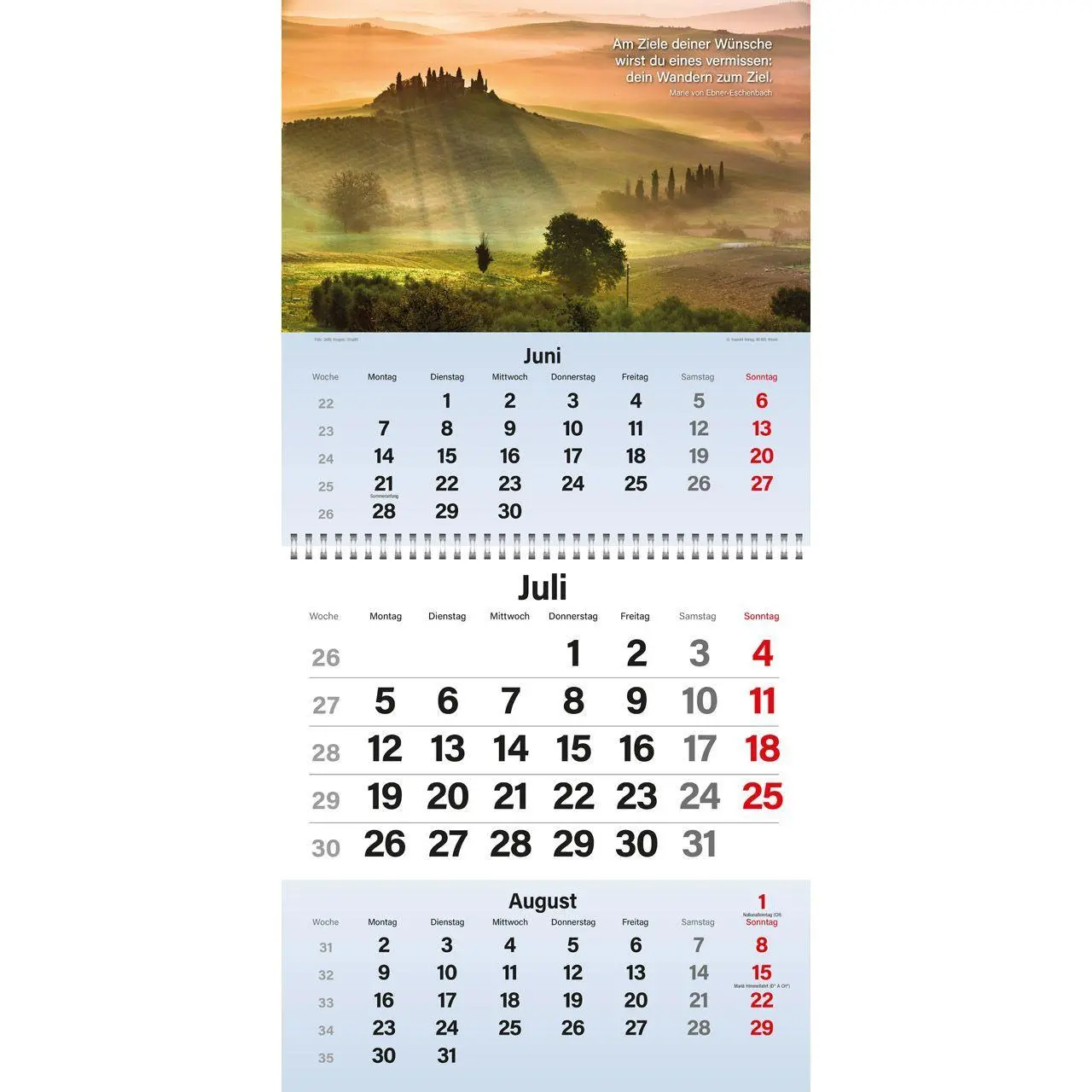 Bild: 9783754829578 | Gott segne meinen Tag 2027 | 3-Monats-Terminer | Kalender | 14 S.
