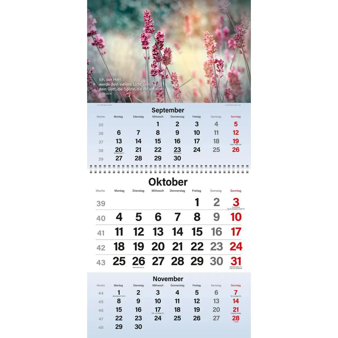 Bild: 9783754829578 | Gott segne meinen Tag 2027 | 3-Monats-Terminer | Kalender | 14 S.