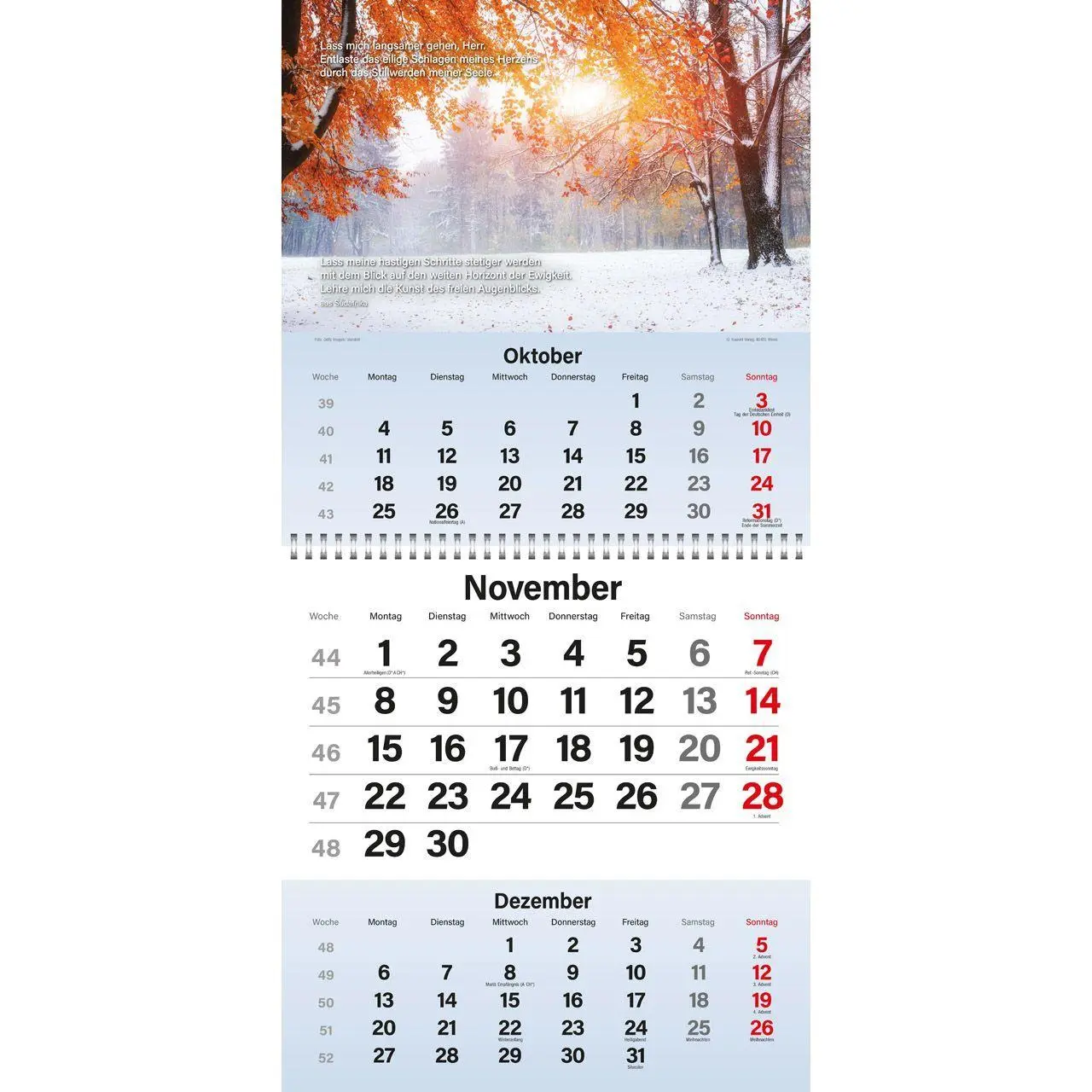 Bild: 9783754829578 | Gott segne meinen Tag 2027 | 3-Monats-Terminer | Kalender | 14 S.