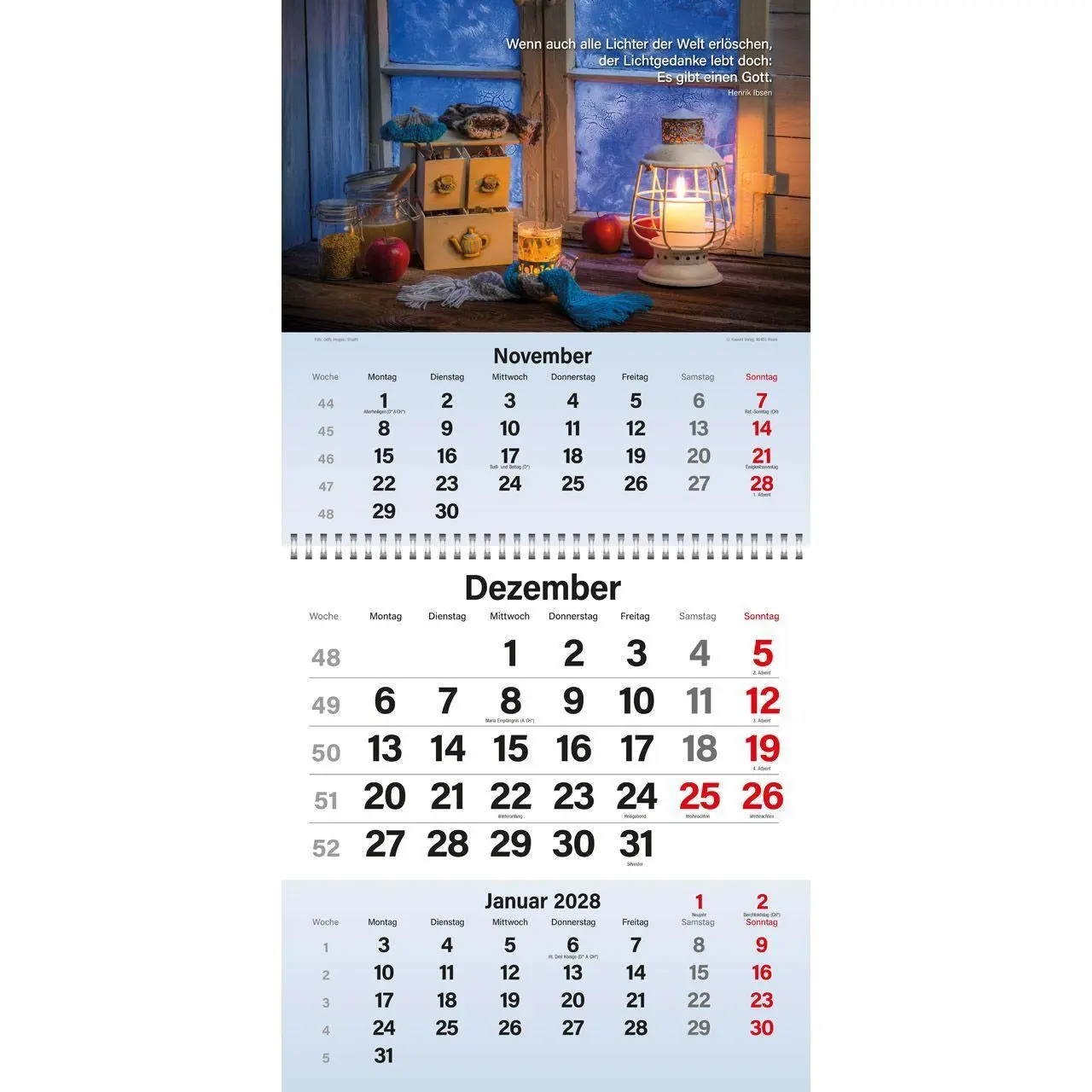 Bild: 9783754829578 | Gott segne meinen Tag 2027 | 3-Monats-Terminer | Kalender | 14 S.