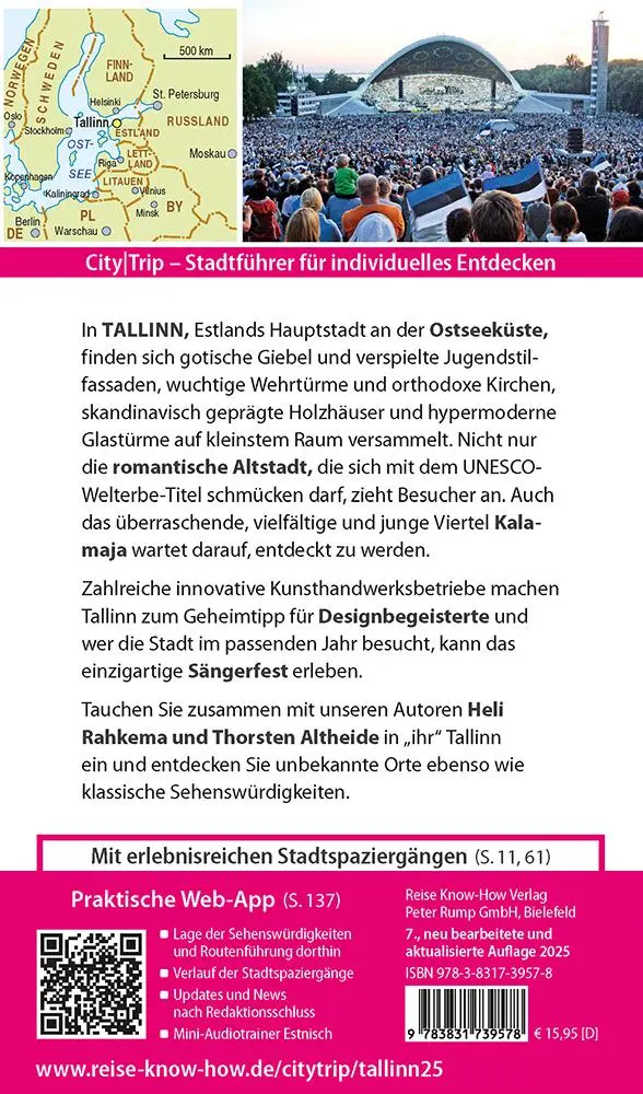 Rückseite: 9783831739578 | Reise Know-How CityTrip Tallinn | Thorsten Altheide (u. a.) | Buch