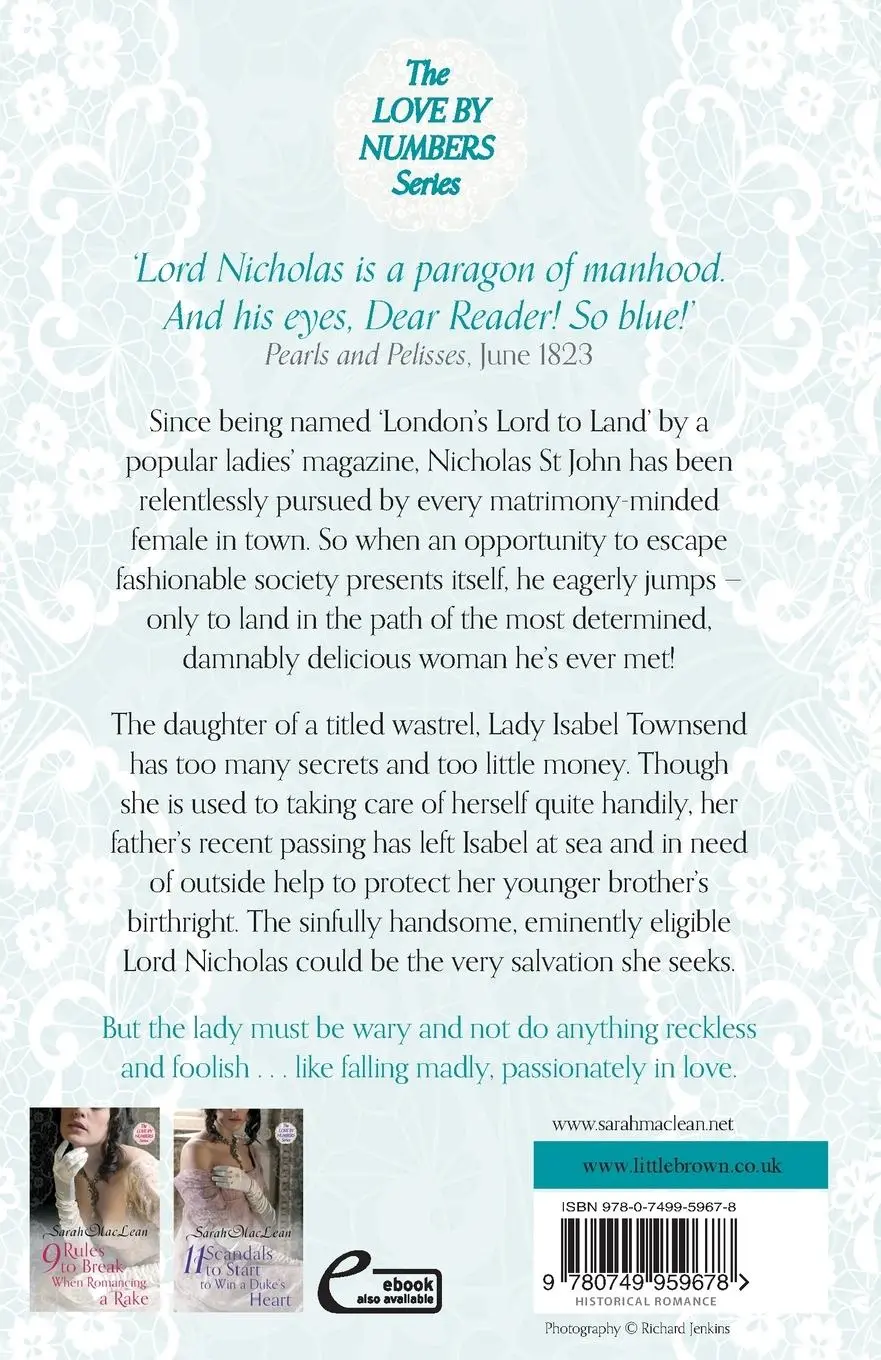 Rückseite: 9780749959678 | Ten Ways to be Adored When Landing a Lord | Number 2 in series | Buch