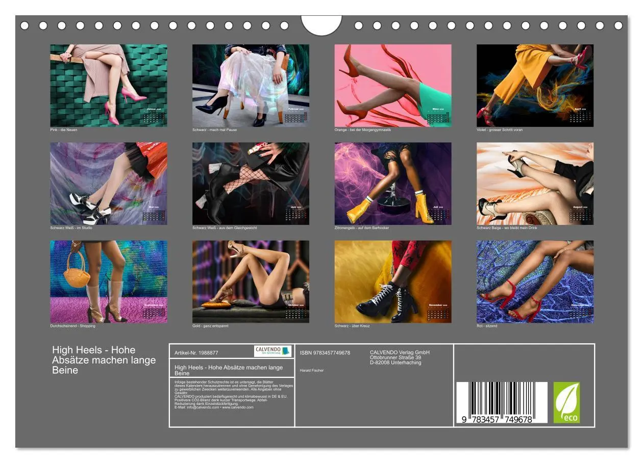 Bild: 9783457749678 | High Heels - Hohe Absätze machen lange Beine (Wandkalender 2026 DIN...