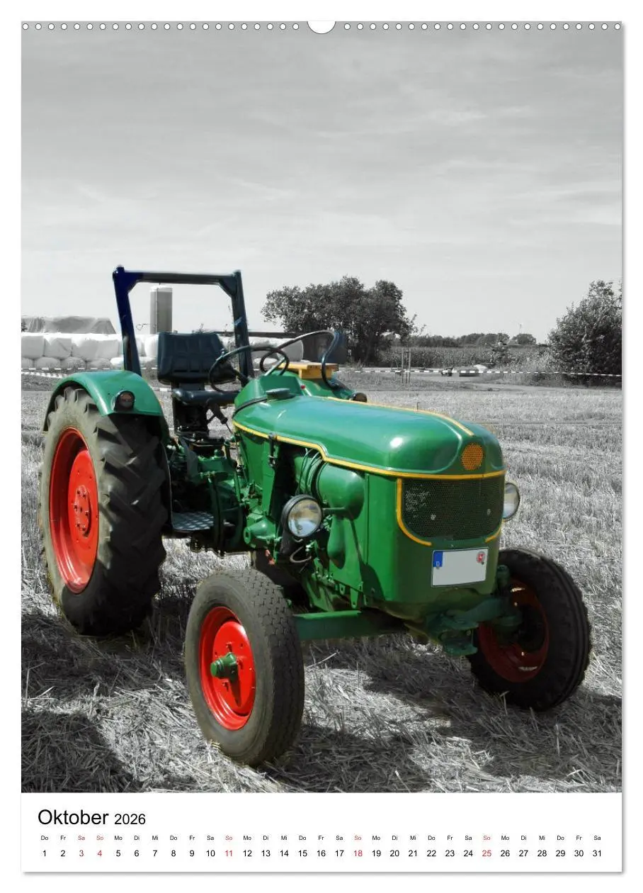 Bild: 9783516379778 | Alte Traktoren Nostalgie pur (hochwertiger Premium Wandkalender...