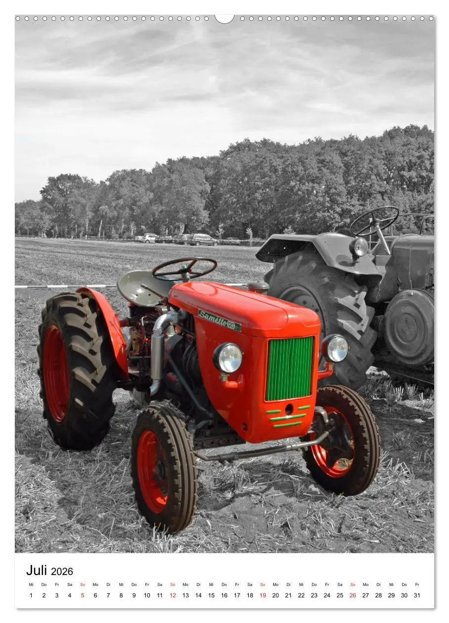 Bild: 9783516379778 | Alte Traktoren Nostalgie pur (hochwertiger Premium Wandkalender...