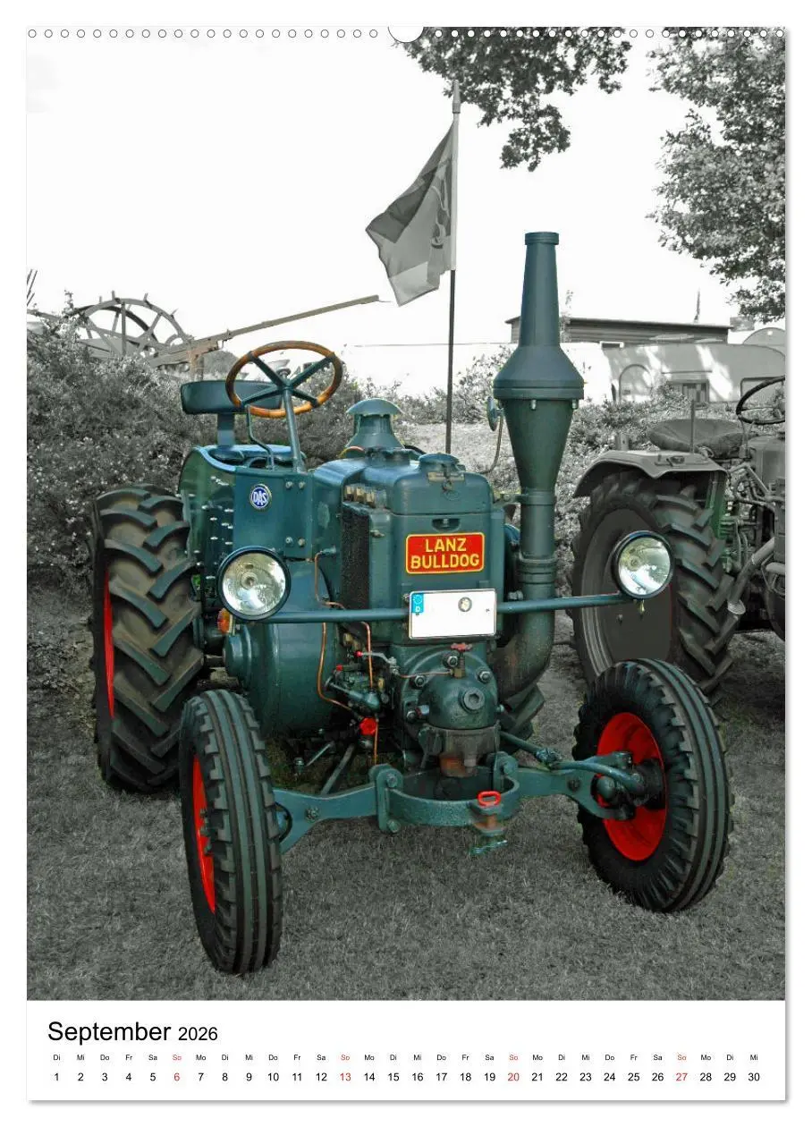 Bild: 9783516379778 | Alte Traktoren Nostalgie pur (hochwertiger Premium Wandkalender...