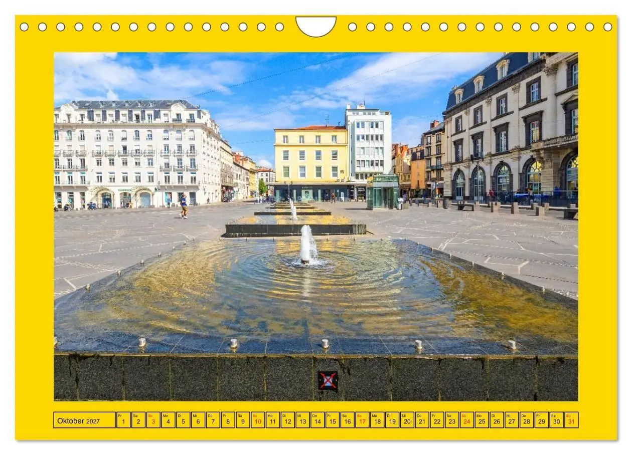 Bild: 9783594289778 | Clermont-Ferrand (Wandkalender 2027 DIN A4 quer), CALVENDO...
