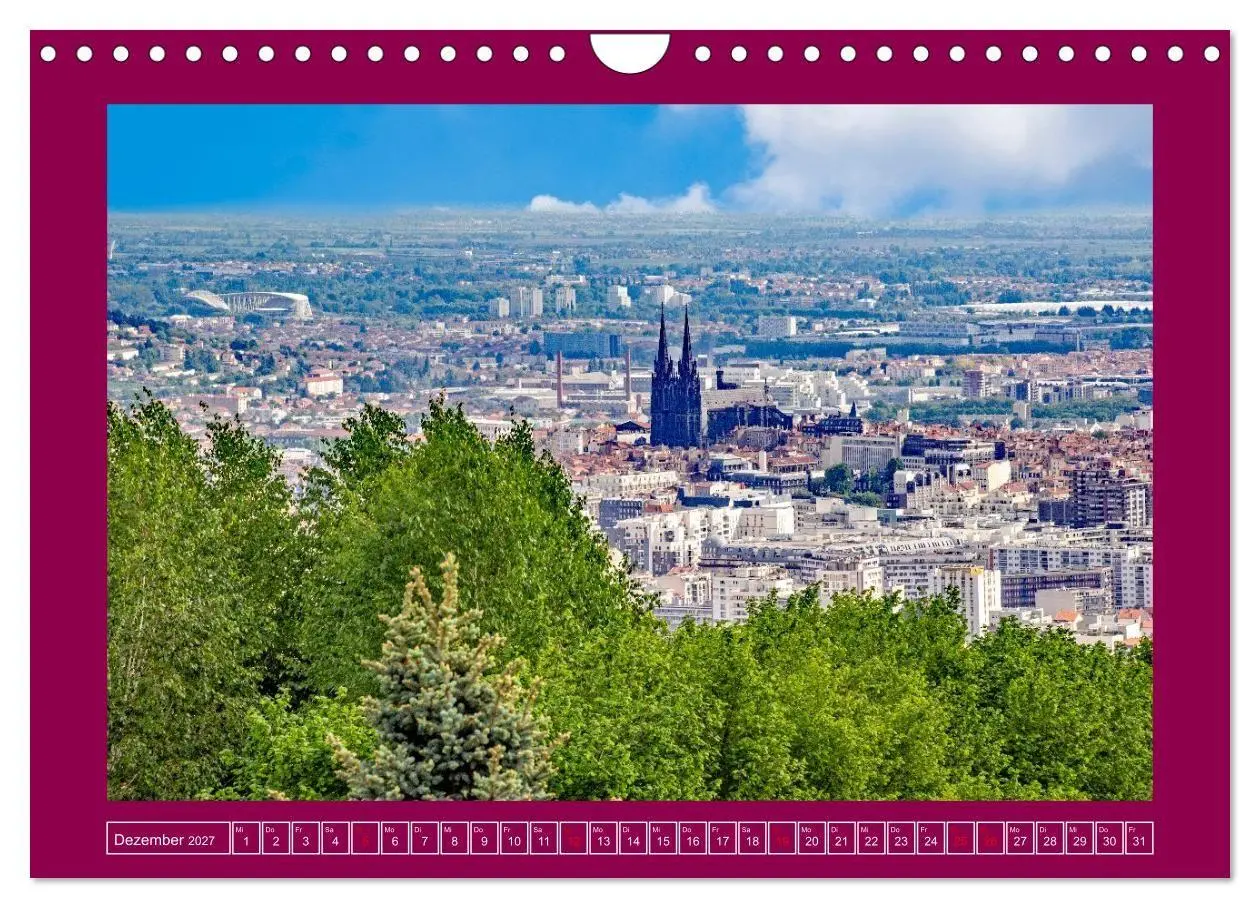 Bild: 9783594289778 | Clermont-Ferrand (Wandkalender 2027 DIN A4 quer), CALVENDO...