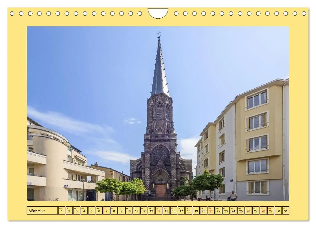 Bild: 9783594289778 | Clermont-Ferrand (Wandkalender 2027 DIN A4 quer), CALVENDO...