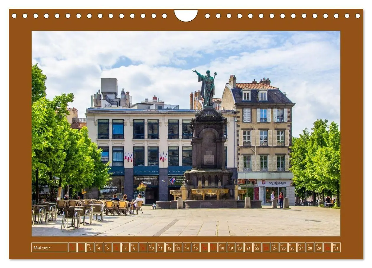 Bild: 9783594289778 | Clermont-Ferrand (Wandkalender 2027 DIN A4 quer), CALVENDO...