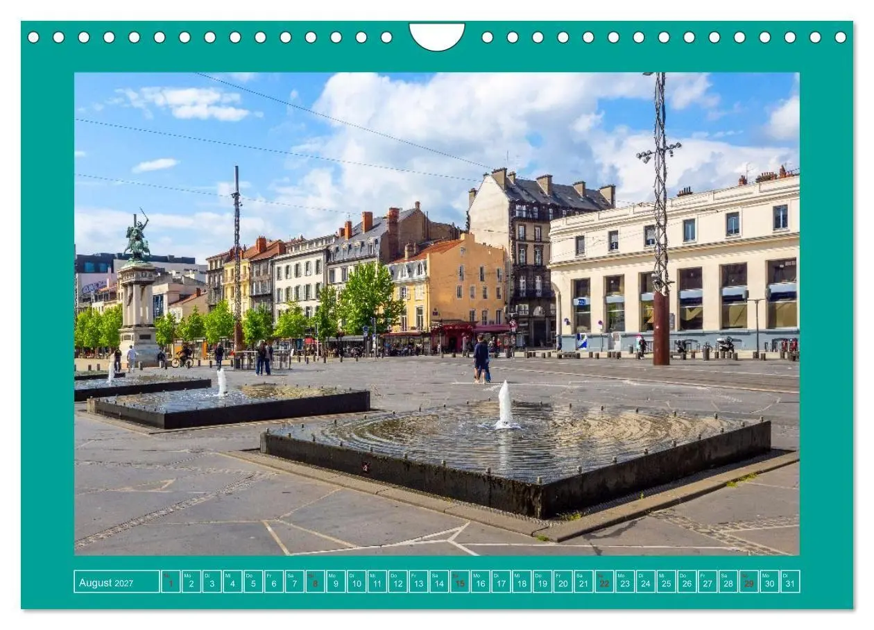 Bild: 9783594289778 | Clermont-Ferrand (Wandkalender 2027 DIN A4 quer), CALVENDO...