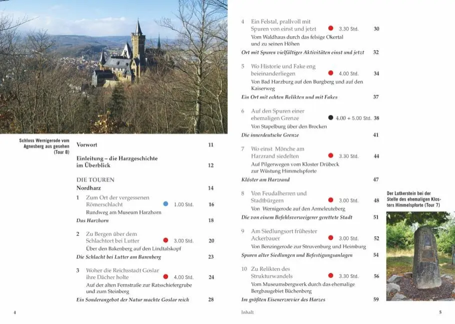 Bild: 9783734319778 | Historische Pfade Harz | 30 Wanderungen zu Orten mit Geschichte | Buch