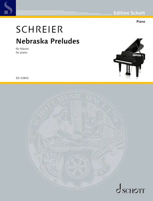 Cover: 9790001219778 | Nebraska Preludes | für Klavier. Klavier. Einzelausgabe. | Schreier