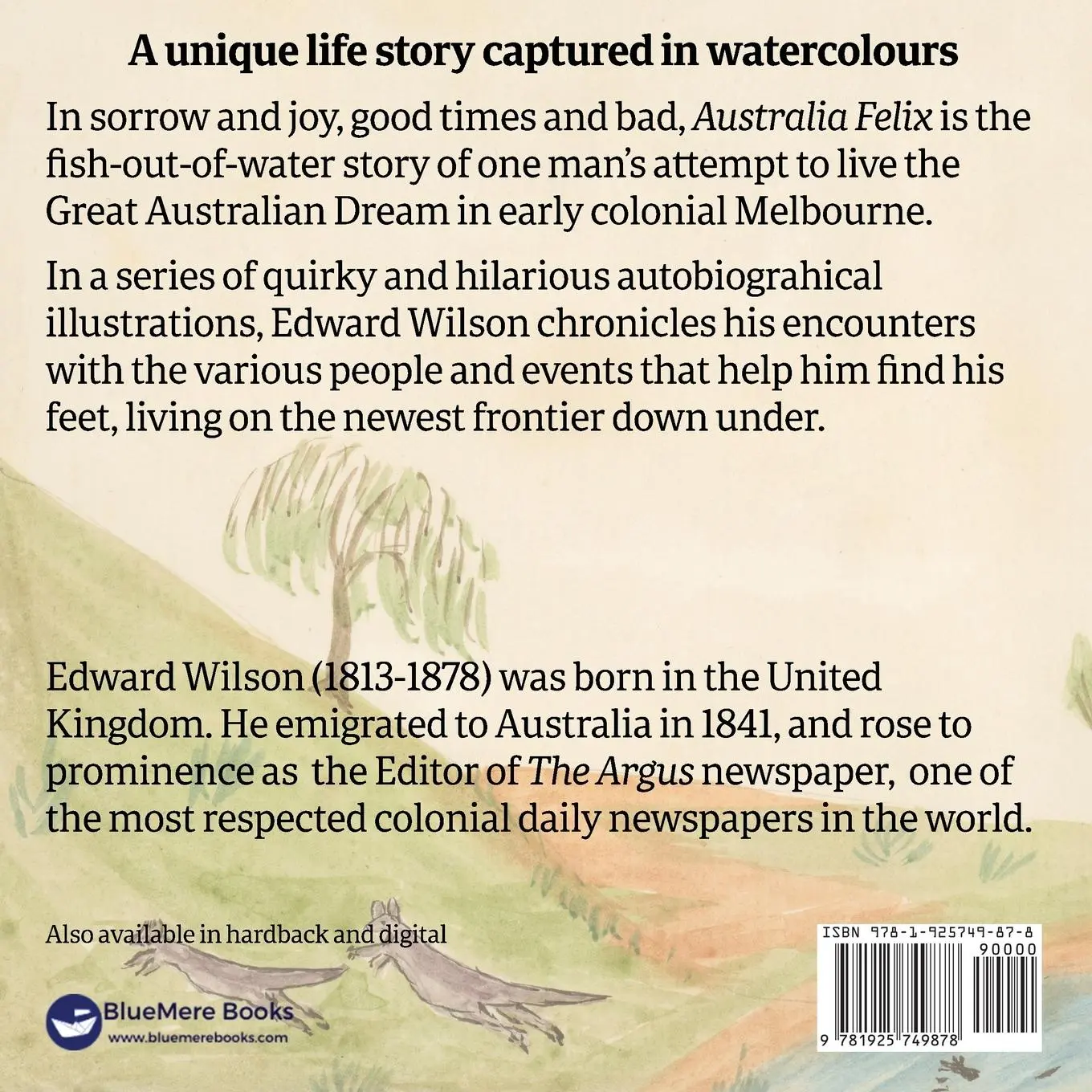 Rückseite: 9781925749878 | Australia Felix | Edward Wilson | Taschenbuch | Englisch | 2022