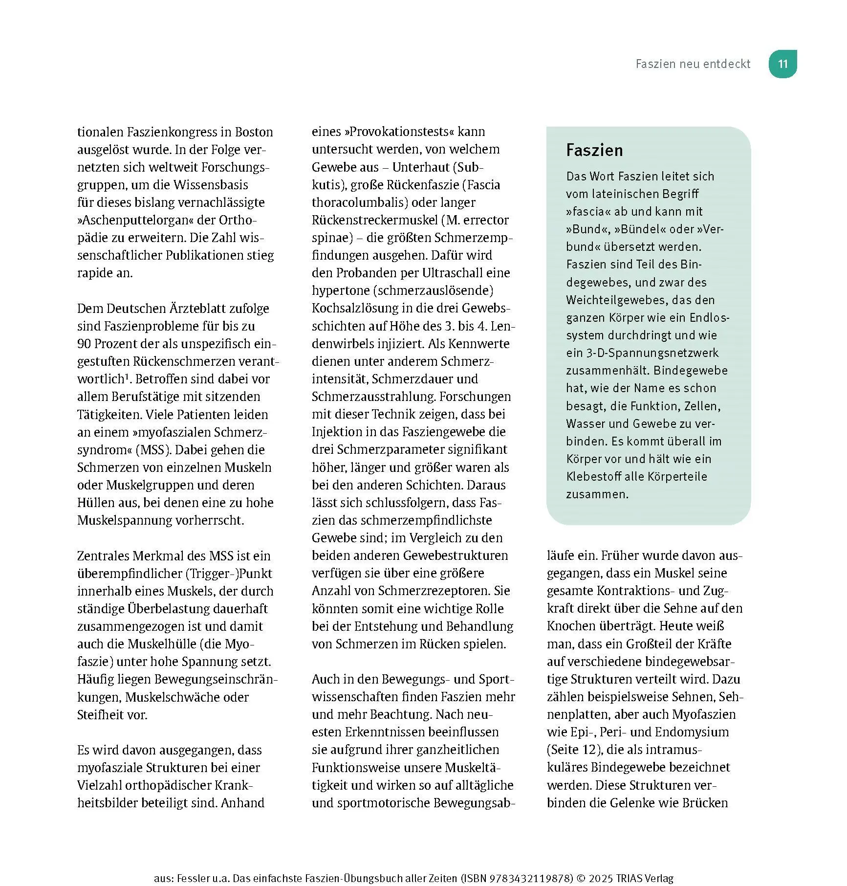 Bild: 9783432119878 | Das einfachste Faszien-Übungsbuch aller Zeiten | Fessler (u. a.)
