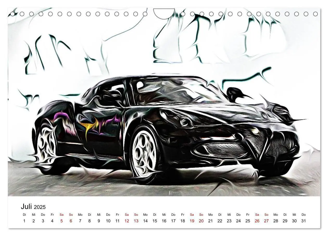 Bild: 9783435019878 | Surreale Autowelten (Wandkalender 2025 DIN A4 quer), CALVENDO...