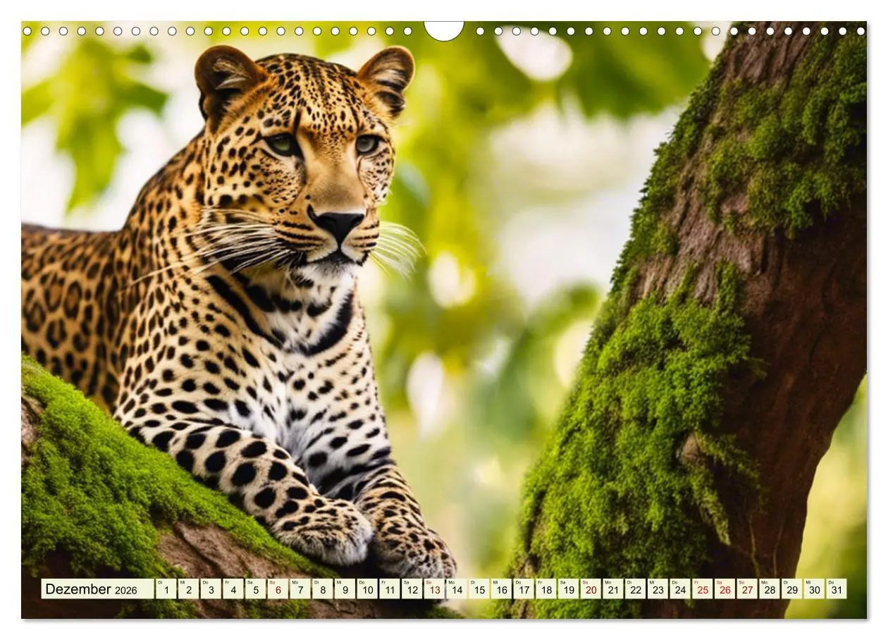 Bild: 9783457419878 | Gefleckte Jäger (Wandkalender 2026 DIN A3 quer), CALVENDO...