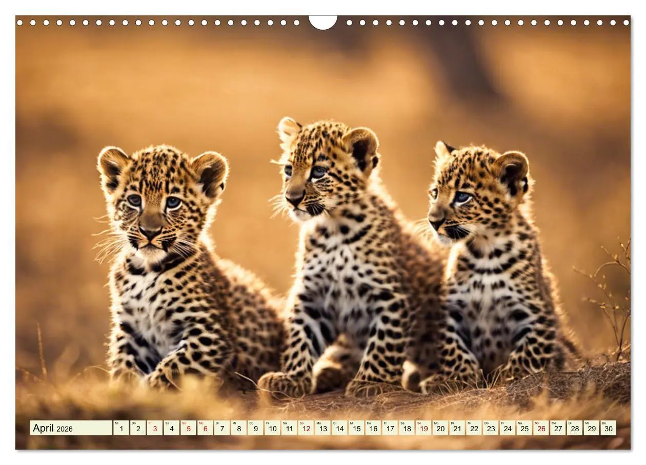 Bild: 9783457419878 | Gefleckte Jäger (Wandkalender 2026 DIN A3 quer), CALVENDO...