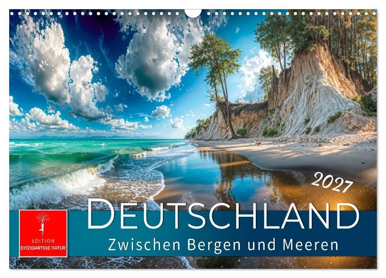 Cover: 9783516749878 | Deutschland - zwischen Bergen und Meeren (Wandkalender 2027 DIN A3...