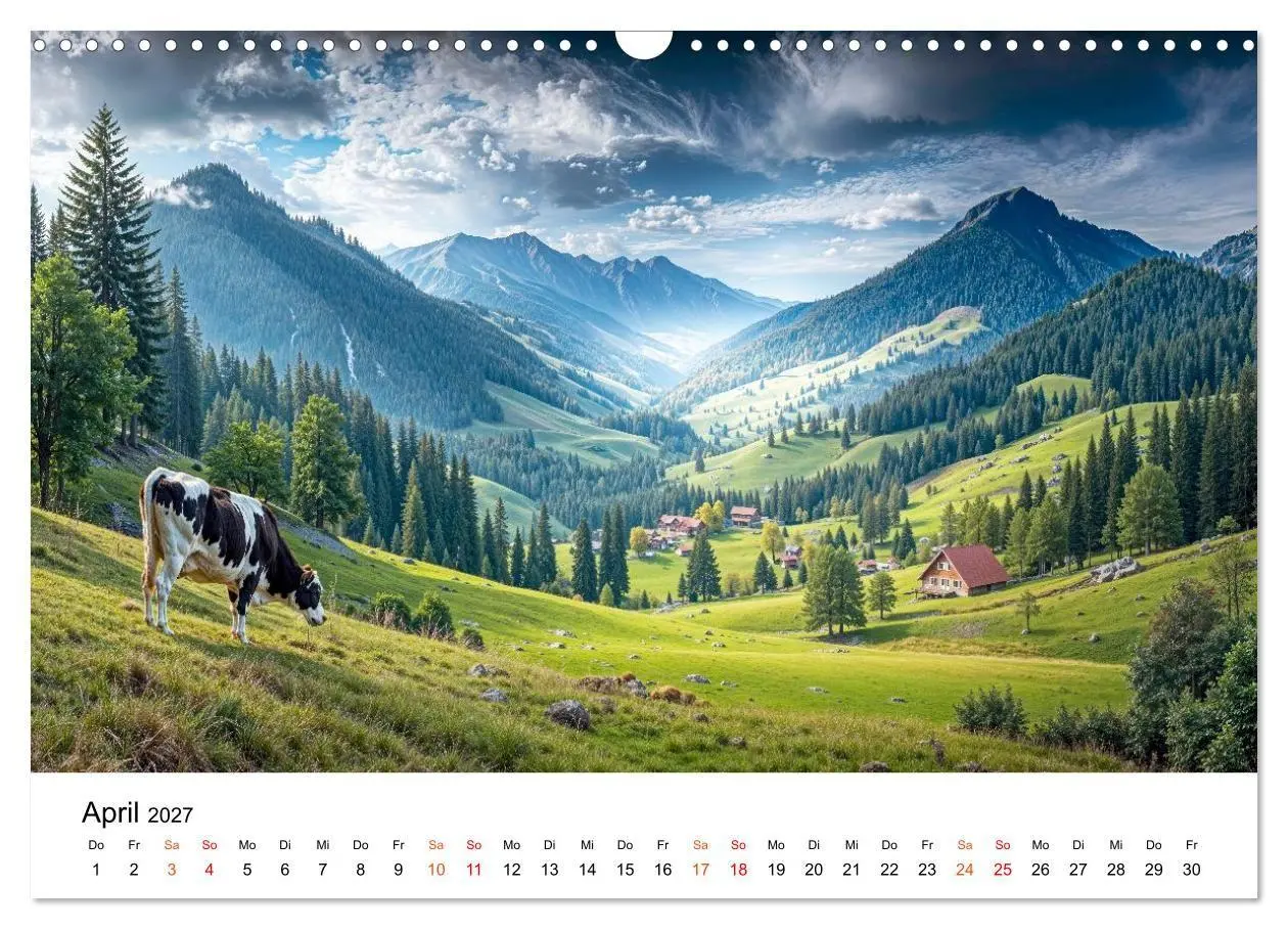 Bild: 9783516749878 | Deutschland - zwischen Bergen und Meeren (Wandkalender 2027 DIN A3...