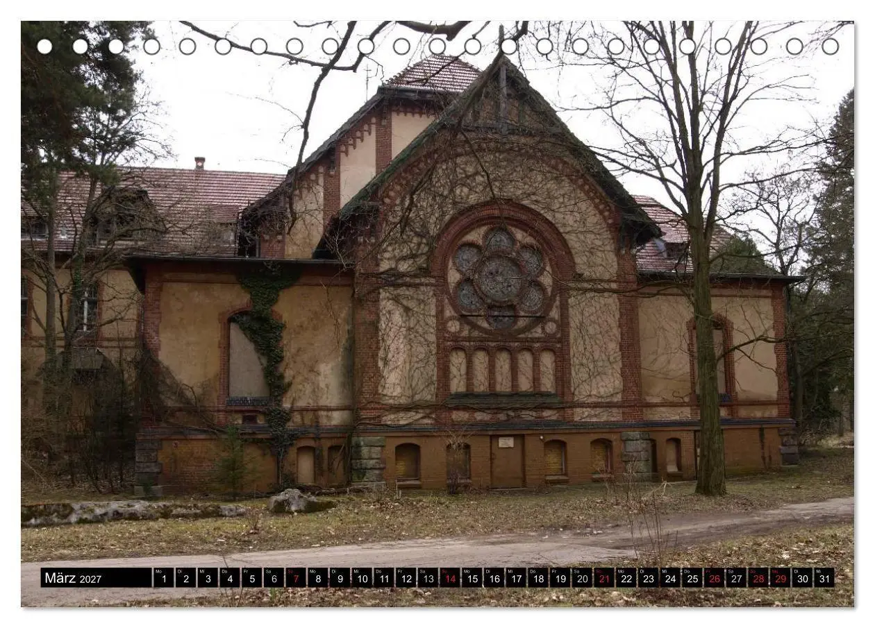 Bild: 9783594109878 | Beelitz Heilstätten-Faszination des Verfalls (Tischkalender 2027...