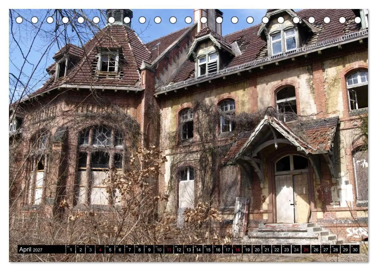 Bild: 9783594109878 | Beelitz Heilstätten-Faszination des Verfalls (Tischkalender 2027...