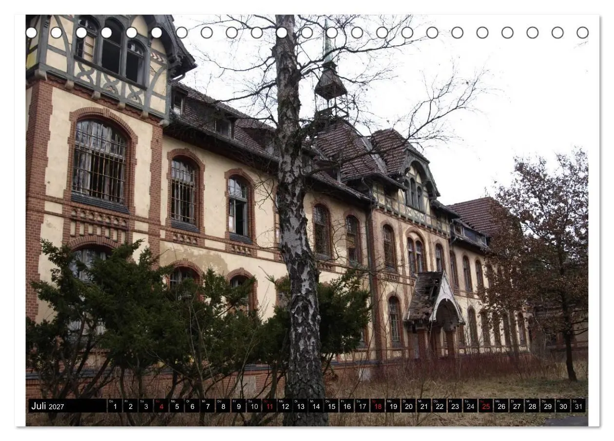 Bild: 9783594109878 | Beelitz Heilstätten-Faszination des Verfalls (Tischkalender 2027...