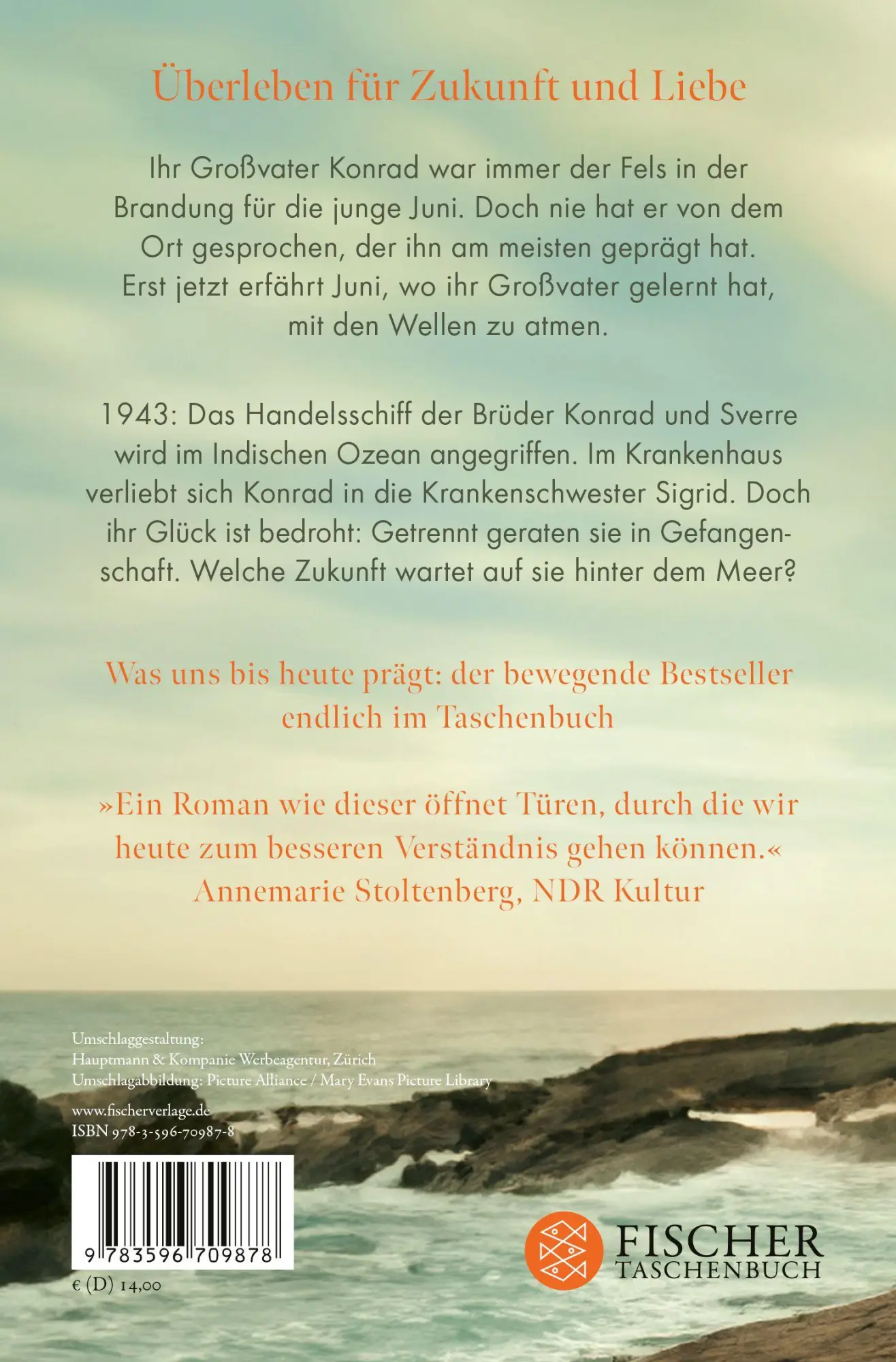 Rückseite: 9783596709878 | Und Großvater atmete mit den Wellen | Trude Teige | Taschenbuch | 2025