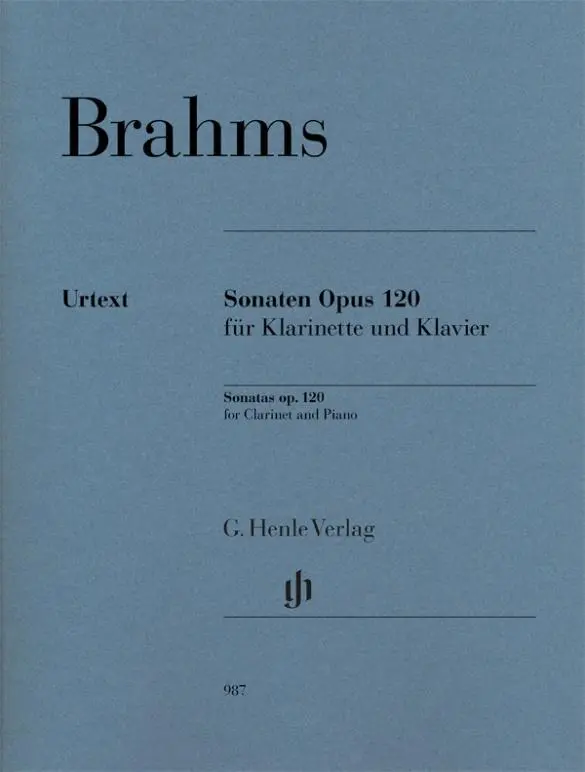 Cover: 9790201809878 | Sonaten op. 120 für Klavier und Klarinette | Johannes Brahms | Buch