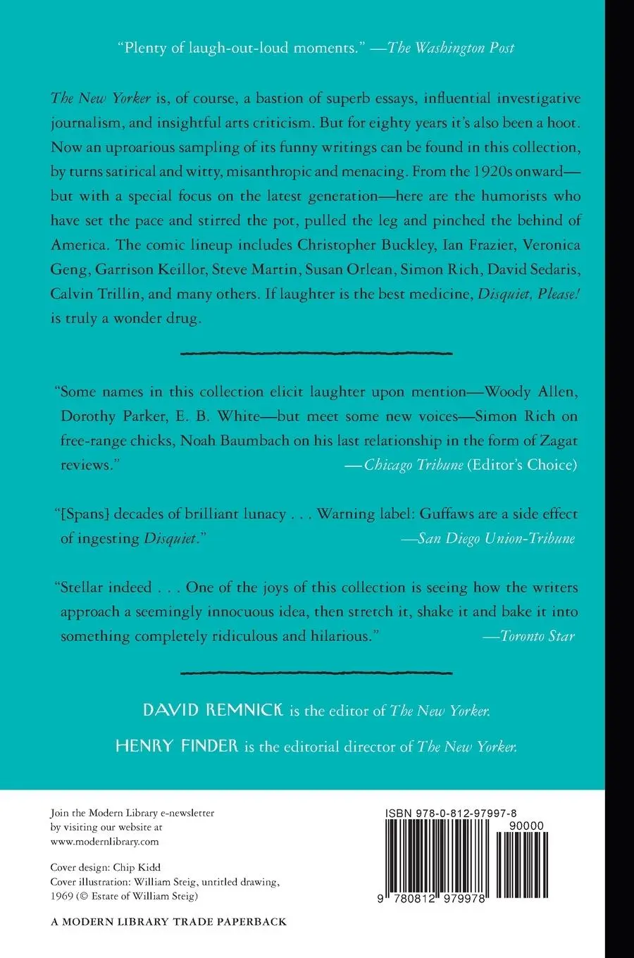 Rückseite: 9780812979978 | Disquiet, Please! | More Humor Writing from The New Yorker | Buch