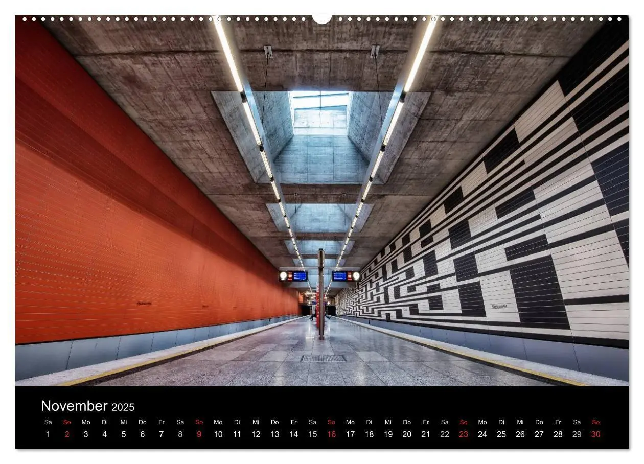 Bild: 9783435489978 | MetroMUC, Stationen im Untergrund Münchens (Wandkalender 2025 DIN...