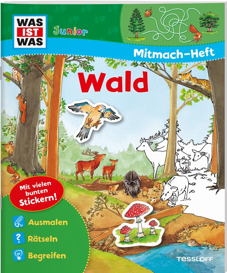 Mitmach-Heft Wald | Rätsel-, Spiel- Und Ausmalspaß | Broschüre ...