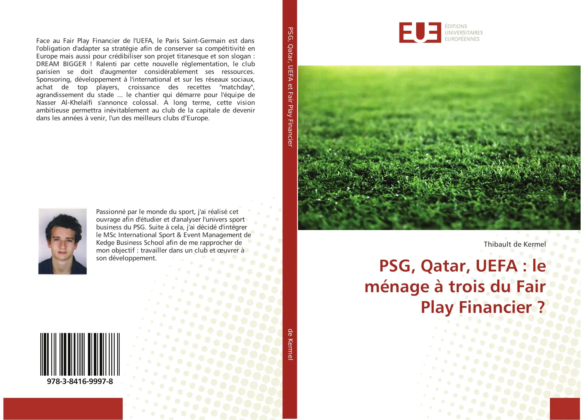 Cover: 9783841699978 | PSG, Qatar, UEFA : le ménage à trois du Fair Play Financier ? | Kermel