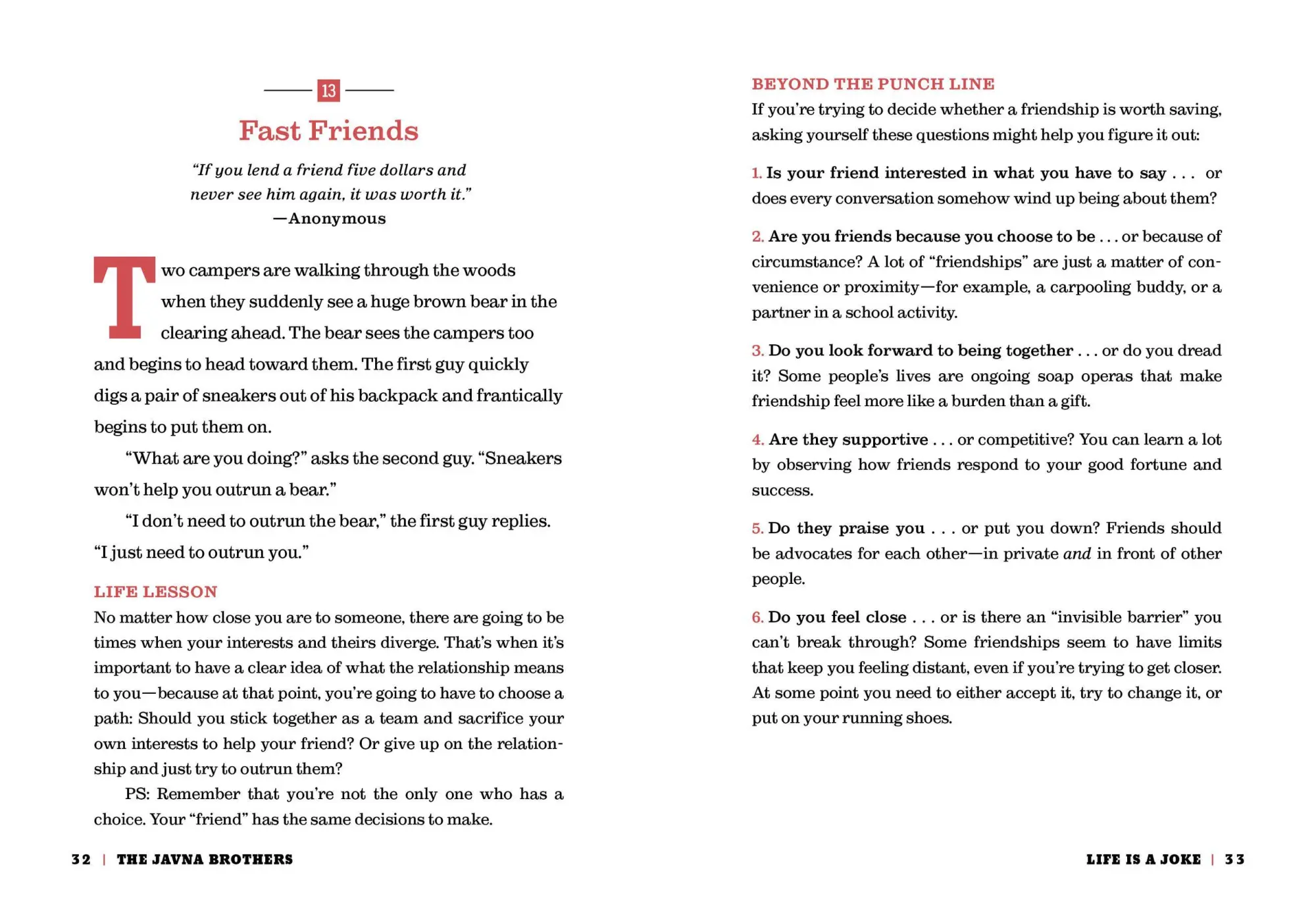 Bild: 9781523500079 | Life Is a Joke | 100 Life Lessons (with Punch Lines) | Brothers | Buch