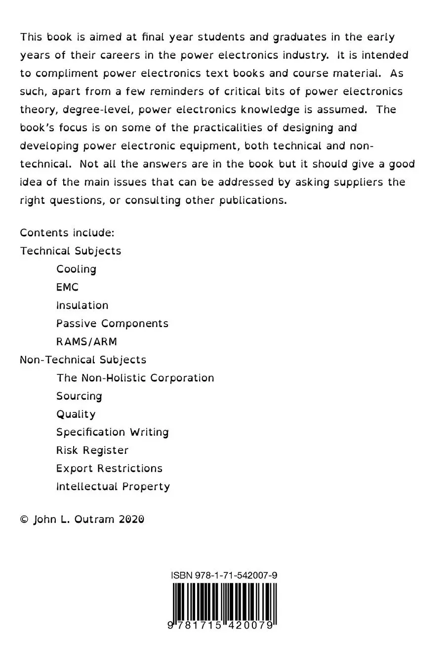 Rückseite: 9781715420079 | Your First Job in Power Electronics - What they didn't tell you at...