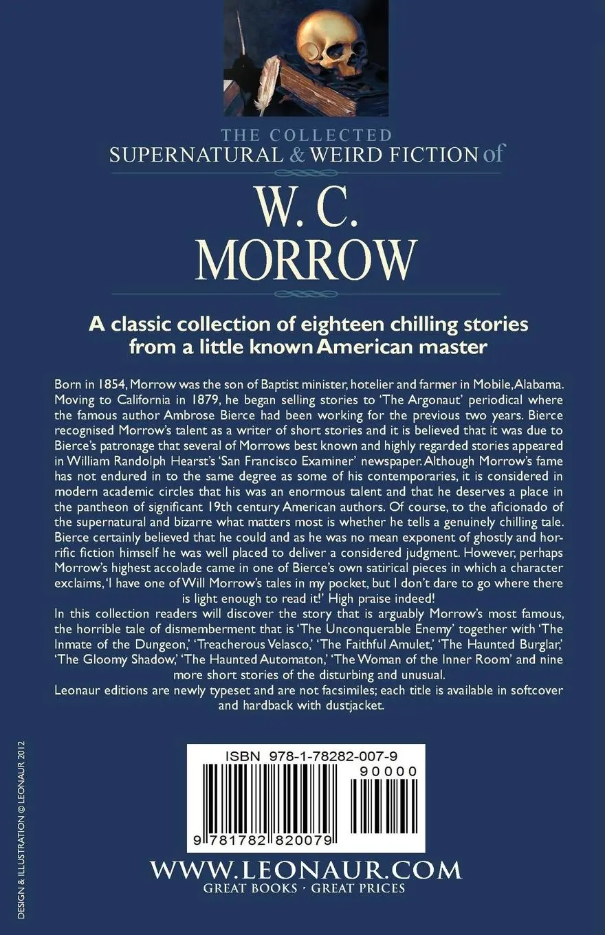 Rückseite: 9781782820079 | The Collected Supernatural and Weird Fiction of W. C. Morrow | Buch