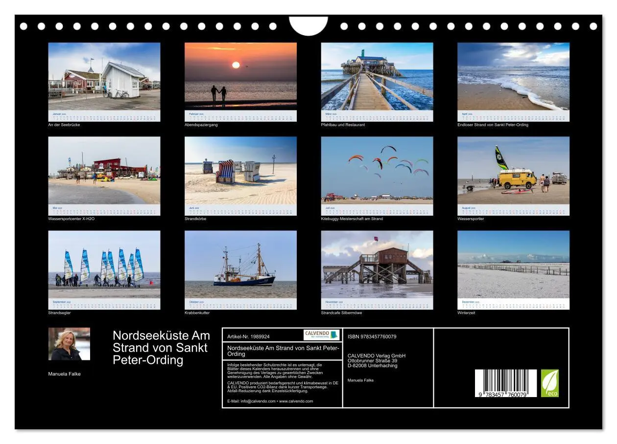 Bild: 9783457760079 | Nordseeküste Am Strand von Sankt Peter-Ording (Wandkalender 2026...