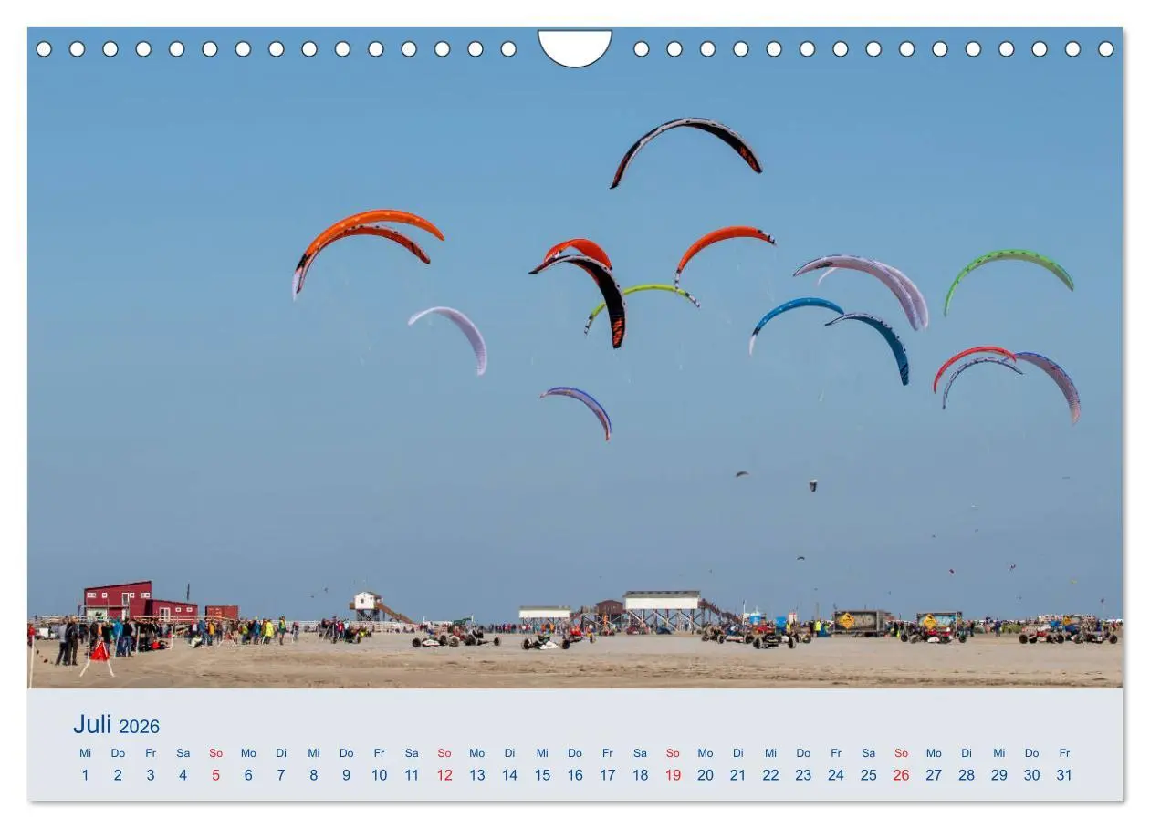 Bild: 9783457760079 | Nordseeküste Am Strand von Sankt Peter-Ording (Wandkalender 2026...