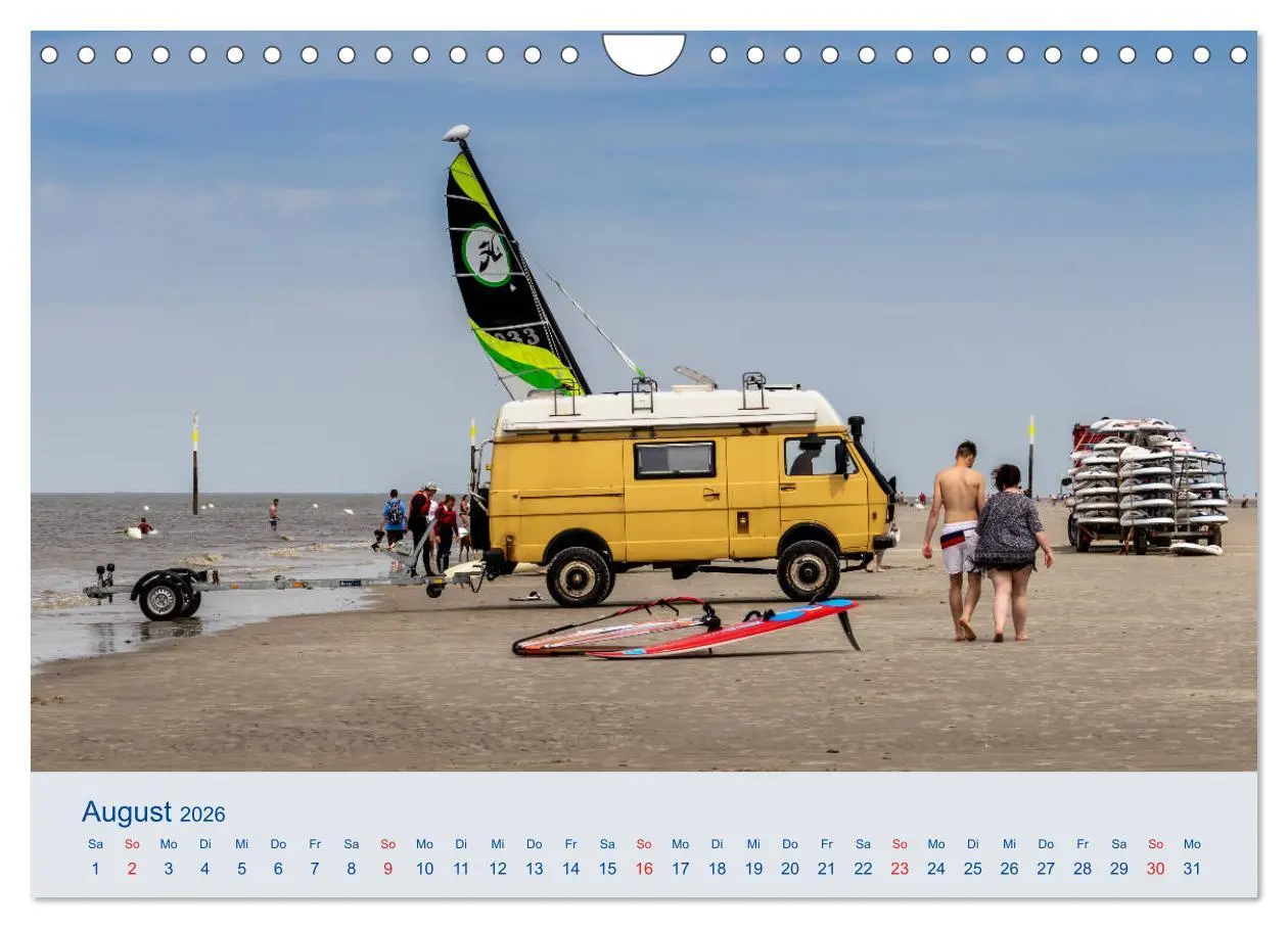 Bild: 9783457760079 | Nordseeküste Am Strand von Sankt Peter-Ording (Wandkalender 2026...