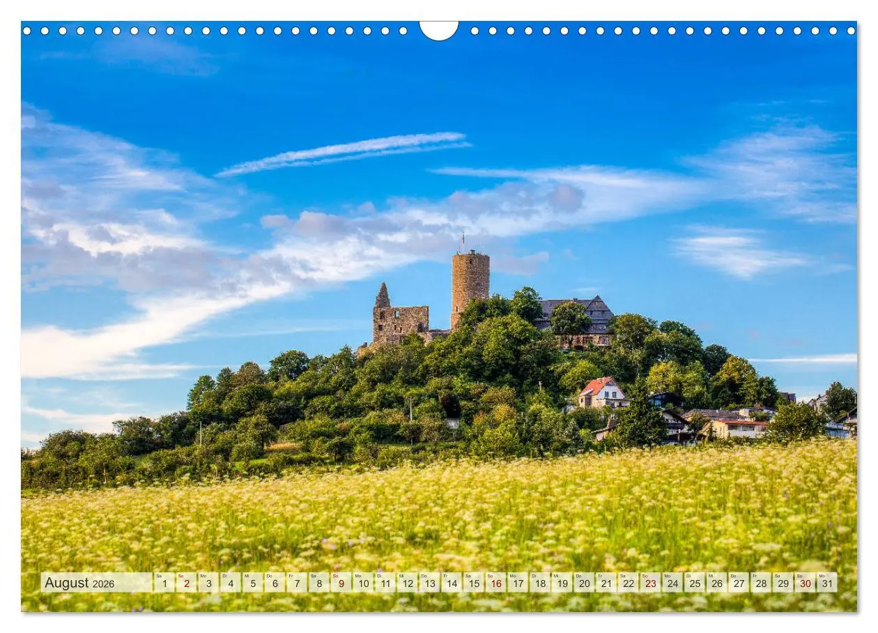 Bild: 9783457830079 | Mittelhessens Burgen und Schlösser (Wandkalender 2026 DIN A3 quer),...