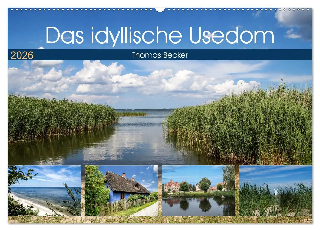 Cover: 9783457900079 | Das idyllische Usedom (Wandkalender 2026 DIN A2 quer), CALVENDO...