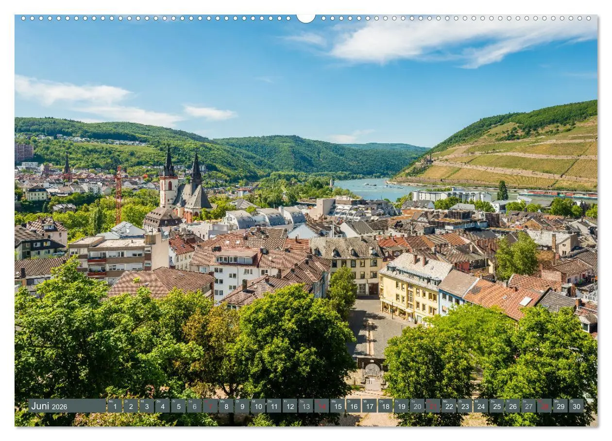 Bild: 9783516090079 | Bingen - Tor zum Mittelrhein (Wandkalender 2026 DIN A2 quer),...