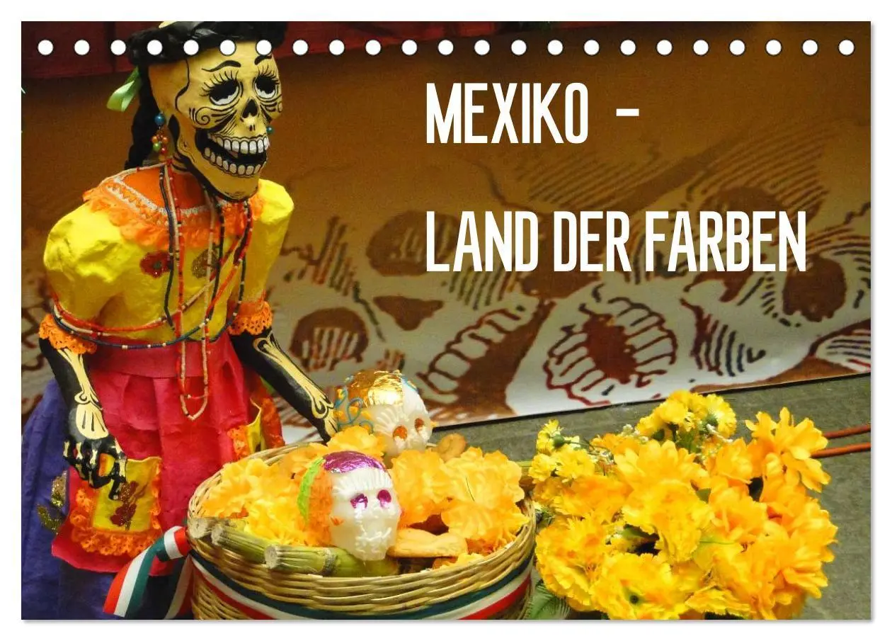 Cover: 9783516160079 | Mexiko - Land der Farben (Tischkalender 2026 DIN A5 quer), CALVENDO...