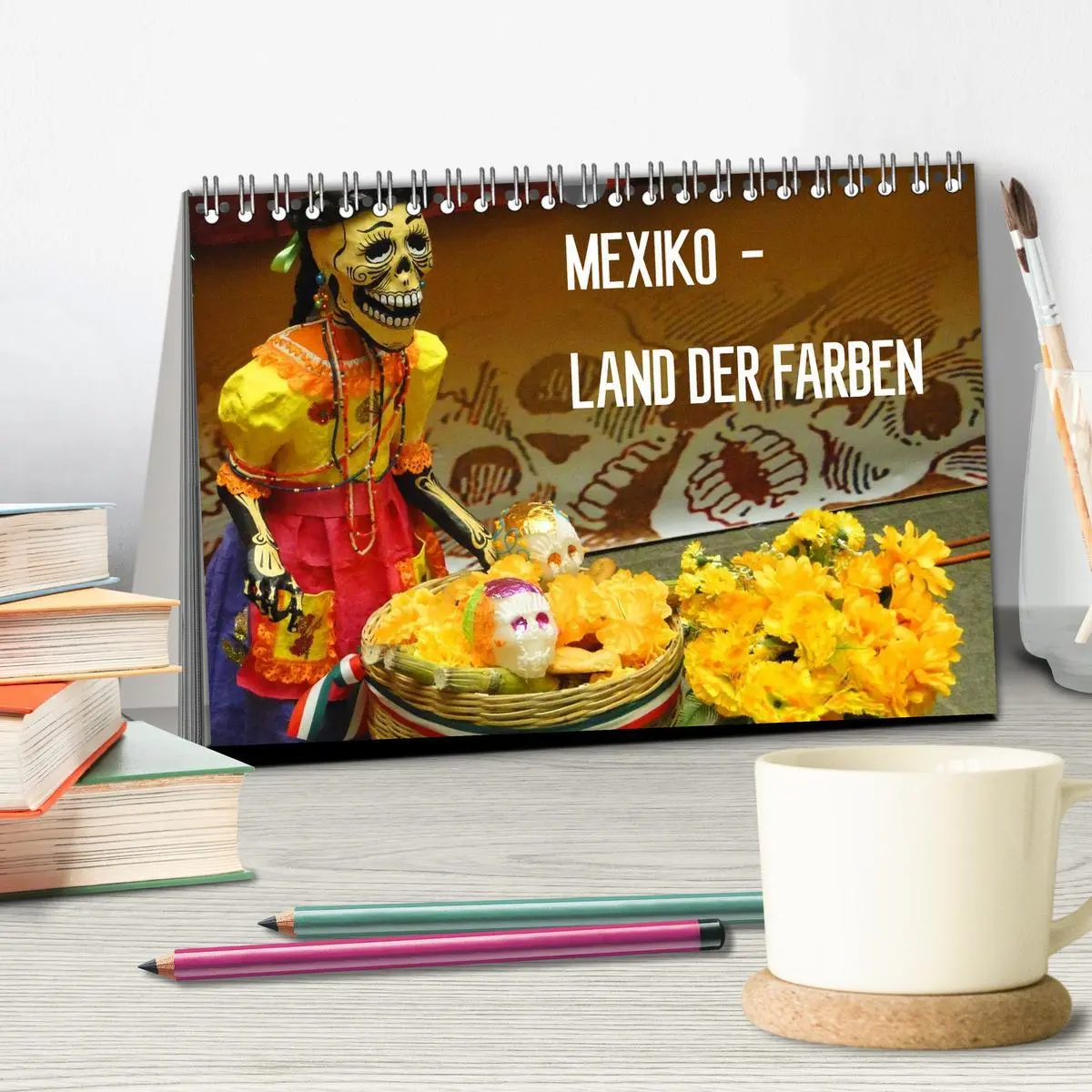 Bild: 9783516160079 | Mexiko - Land der Farben (Tischkalender 2026 DIN A5 quer), CALVENDO...